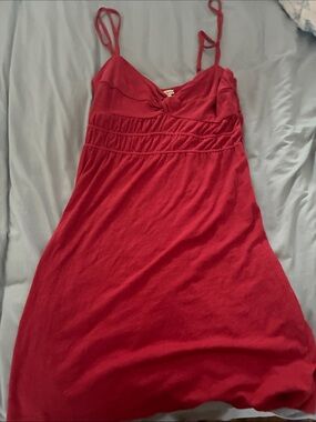 American Eagle Outfitters Red Spaghetti Strap Dress Cami